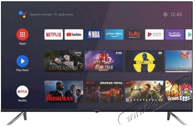 Tesla TV 50S905BUS, 50 Ultra HD SMART televízió Televíziók - LED televízió - UHD 4K felbontású - 362890