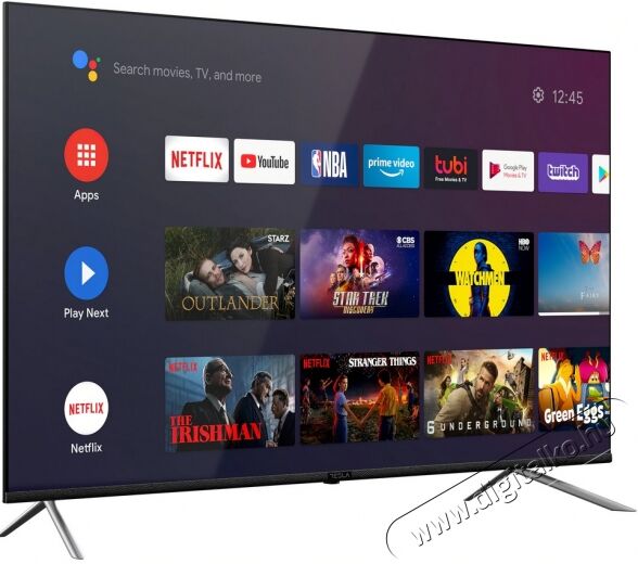 Tesla TV 50S905BUS, 50 Ultra HD SMART televízió Televíziók - LED televízió - UHD 4K felbontású - 362890
