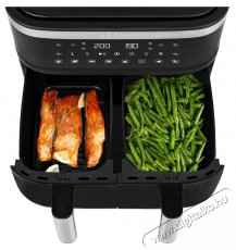 Tesla AirCook DualZone Q450 XXL Airfryer Konyhai termékek - Konyhai kisgép (sütés / főzés / hűtés / ételkészítés) - Olajsütő - 503868