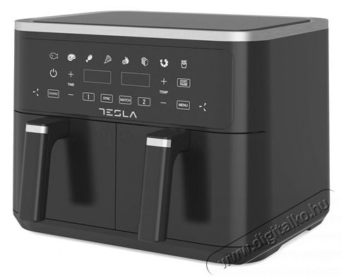 Tesla AF900BSD FORR&Oacute;LEVEGŐS S&Uuml;TŐ DUPLA 9 L Konyhai term&eacute;kek - Konyhai kisg&eacute;p (s&uuml;t&eacute;s / főz&eacute;s / hűt&eacute;s / &eacute;telk&eacute;sz&iacute;t&eacute;s) - L&eacute;gkever&eacute;ses főzőg&eacute;p / elektromos kukta / multifunkci&oacute;s s&uuml;tő - 509009