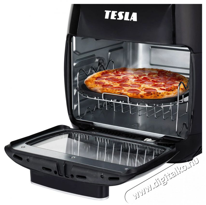 Tesla AirCook & Grill QG600 Konyhai term&eacute;kek - Konyhai kisg&eacute;p (s&uuml;t&eacute;s / főz&eacute;s / hűt&eacute;s / &eacute;telk&eacute;sz&iacute;t&eacute;s) - L&eacute;gkever&eacute;ses főzőg&eacute;p / elektromos kukta / multifunkci&oacute;s s&uuml;tő - 520981