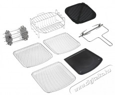 Tesla AirCook & Grill QG600 Konyhai term&eacute;kek - Konyhai kisg&eacute;p (s&uuml;t&eacute;s / főz&eacute;s / hűt&eacute;s / &eacute;telk&eacute;sz&iacute;t&eacute;s) - L&eacute;gkever&eacute;ses főzőg&eacute;p / elektromos kukta / multifunkci&oacute;s s&uuml;tő - 520981