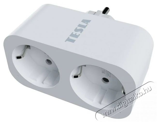 Tesla Smart Plug Dual SD300 H&aacute;ztart&aacute;s / Otthon / K&uuml;lt&eacute;r - Vil&aacute;g&iacute;t&aacute;s / elektromoss&aacute;g - H&aacute;l&oacute;zati eloszt&oacute; / hosszabb&iacute;t&oacute; / adapter - 520977