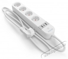 Tesla Smart Power Strip PS300 H&aacute;ztart&aacute;s / Otthon / K&uuml;lt&eacute;r - Vil&aacute;g&iacute;t&aacute;s / elektromoss&aacute;g - H&aacute;l&oacute;zati eloszt&oacute; / hosszabb&iacute;t&oacute; / adapter - 520978