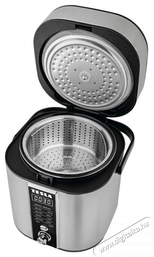 Tesla MultiCook RC400 Low Carb Konyhai term&eacute;kek - Konyhai kisg&eacute;p (s&uuml;t&eacute;s / főz&eacute;s / hűt&eacute;s / &eacute;telk&eacute;sz&iacute;t&eacute;s) - Rizsfőző - 530704