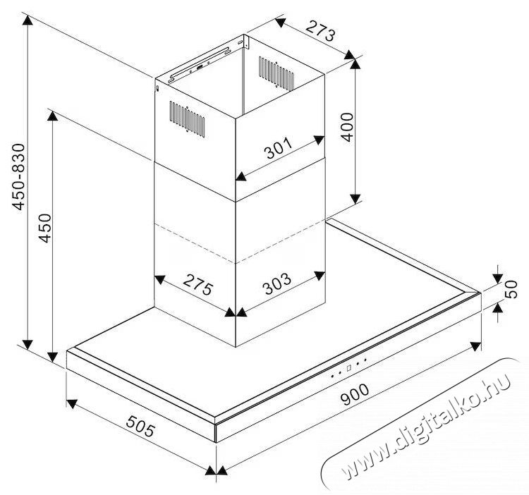 Tesla DC900AXB dekorat&iacute;v p&aacute;raelsz&iacute;v&oacute; Konyhai term&eacute;kek - P&aacute;raelsz&iacute;v&oacute; - Hagyom&aacute;nyos - 533814