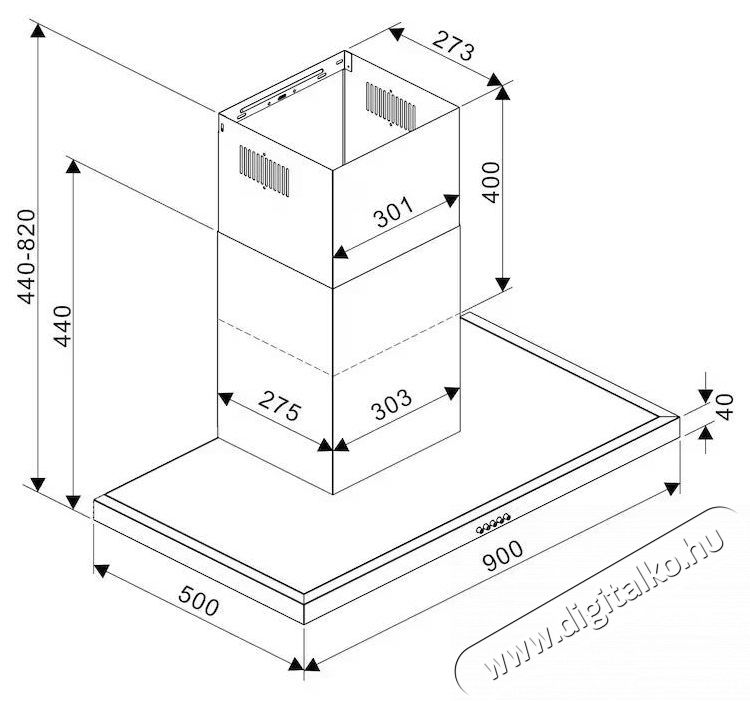 Tesla DC900AX Dekorat&iacute;v p&aacute;raelsz&iacute;v&oacute; Konyhai term&eacute;kek - P&aacute;raelsz&iacute;v&oacute; - Hagyom&aacute;nyos - 533815