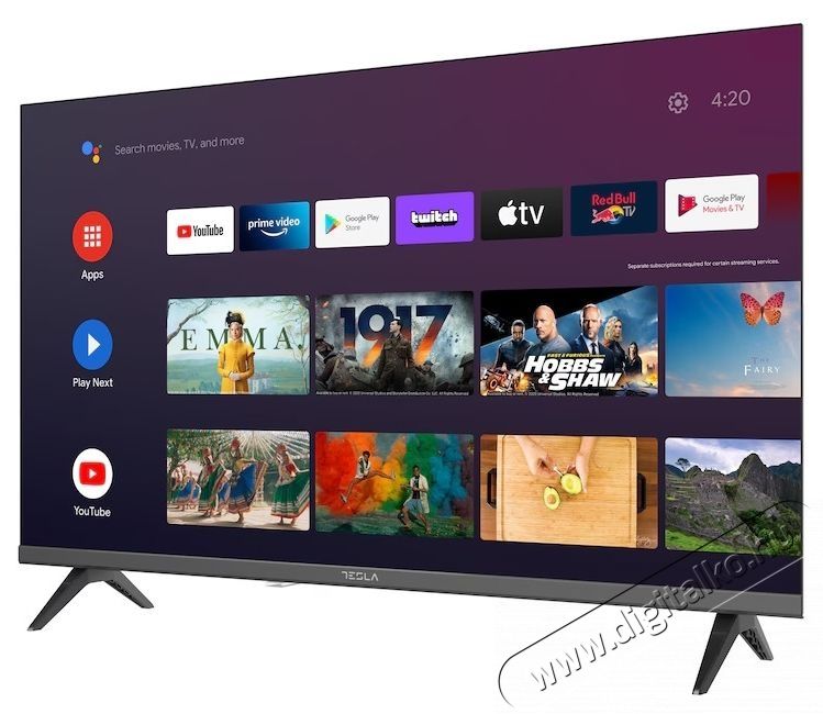 Tesla 65E635SUS LED Smart telev&iacute;zi&oacute;, 165 cm, Android, 4K Ultra HD Telev&iacute;zi&oacute;k - LED telev&iacute;zi&oacute; - UHD 4K felbont&aacute;s&uacute; - 535806