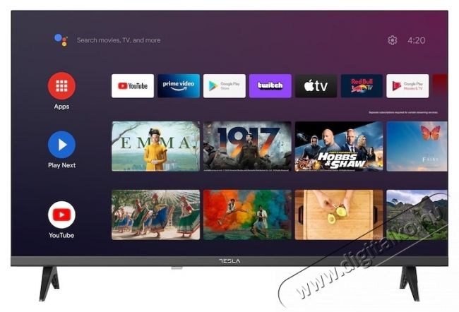 Tesla 65E635SUS LED Smart telev&iacute;zi&oacute;, 165 cm, Android, 4K Ultra HD Telev&iacute;zi&oacute;k - LED telev&iacute;zi&oacute; - UHD 4K felbont&aacute;s&uacute; - 535806