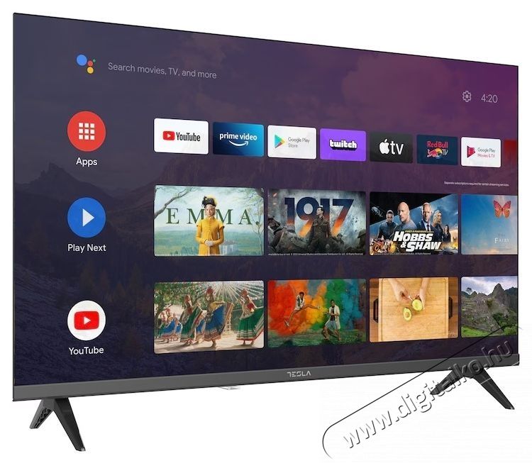 Tesla 65E635SUS LED Smart telev&iacute;zi&oacute;, 165 cm, Android, 4K Ultra HD Telev&iacute;zi&oacute;k - LED telev&iacute;zi&oacute; - UHD 4K felbont&aacute;s&uacute; - 535806