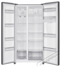 Tesla RB5210FHXE Side by side hűtőszekr&eacute;ny, 529 l, E energiaoszt&aacute;ly, Teljesen fagymentes, inverteres motor, v&iacute;zadagol&oacute;, LED kijelző, Ma 177 cm, Rozsdamentes ac&eacute;l Konyhai term&eacute;kek - Hűtő, fagyaszt&oacute; (be&eacute;p&iacute;thető) - Amerikai t&iacute;pus&uacute; Side By Side hűtő - 535800