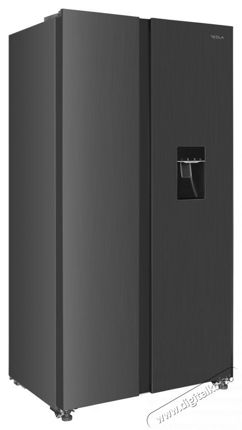 Tesla RB5210FHXE Side by side hűtőszekr&eacute;ny, 529 l, E energiaoszt&aacute;ly, Teljesen fagymentes, inverteres motor, v&iacute;zadagol&oacute;, LED kijelző, Ma 177 cm, Rozsdamentes ac&eacute;l Konyhai term&eacute;kek - Hűtő, fagyaszt&oacute; (be&eacute;p&iacute;thető) - Amerikai t&iacute;pus&uacute; Side By Side hűtő - 535800