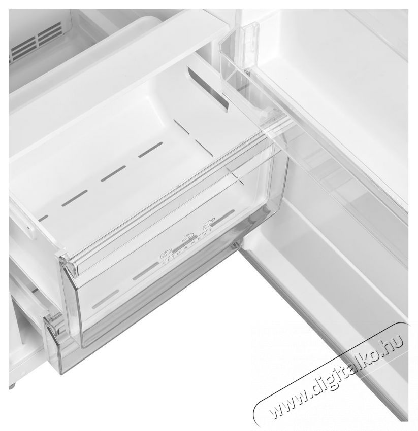 Tesla RS3600FMX Hűtőszekr&eacute;ny, 362 l, E energiaoszt&aacute;ly, Total No Frost, LED kijelző, elektronikus vez&eacute;rl&eacute;s, ford&iacute;that&oacute; ajt&oacute;, M 185 cm, Inox Konyhai term&eacute;kek - Hűtő, fagyaszt&oacute; (szabadon&aacute;ll&oacute;) - Alulfagyaszt&oacute;s kombin&aacute;lt hűtő - 535798