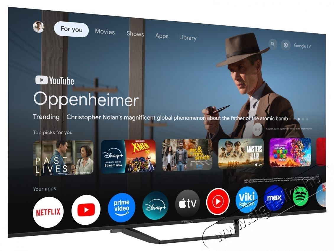 Tesla 65E655BUS Telev&iacute;zi&oacute;, 165 cm, Smart Google TV, 4K Ultra HD, E energiaoszt&aacute;ly Telev&iacute;zi&oacute;k - LED telev&iacute;zi&oacute; - UHD 4K felbont&aacute;s&uacute; - 535805
