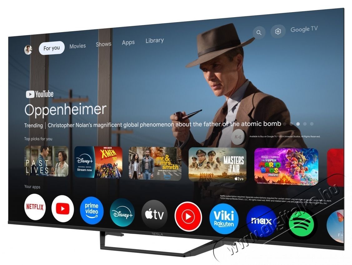 Tesla 65E655BUS Telev&iacute;zi&oacute;, 165 cm, Smart Google TV, 4K Ultra HD, E energiaoszt&aacute;ly Telev&iacute;zi&oacute;k - LED telev&iacute;zi&oacute; - UHD 4K felbont&aacute;s&uacute; - 535805