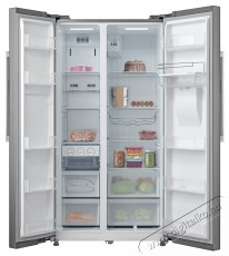 Tesla RB5201FMXE Side by side hűtőszekr&eacute;ny, 535 l, E energiaoszt&aacute;ly, Total No Frost, v&iacute;zadagol&oacute;, LED kijelző, H 177 cm, Inox Konyhai term&eacute;kek - Hűtő, fagyaszt&oacute; (szabadon&aacute;ll&oacute;) - Amerikai t&iacute;pus&uacute; Side By Side hűtő - 535802
