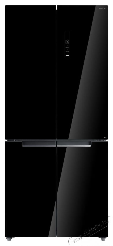 Tesla RF5200FMBE Side by side hűtőszekr&eacute;ny, 511 l, E energiaoszt&aacute;ly, Total No Frost, Inverteres motor, LED kijelző, M 190 cm, Fekete Konyhai term&eacute;kek - Hűtő, fagyaszt&oacute; (szabadon&aacute;ll&oacute;) - Amerikai t&iacute;pus&uacute; Side By Side hűtő - 535803