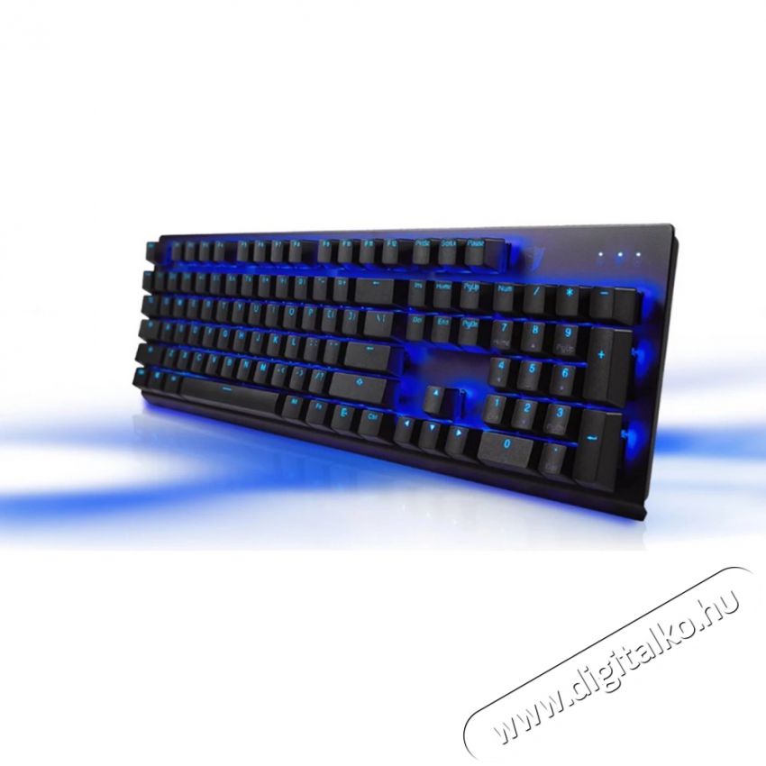 Tesoro GRAM MX One - Cherry billentyűzet - kék Iroda és számítástechnika - Billentyűzet / billentyűzet szett - Vezetékes - 380955