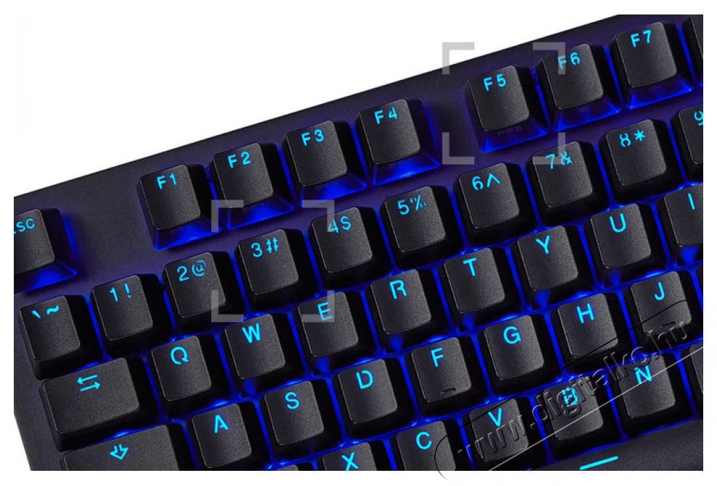 Tesoro GRAM MX One - Cherry billentyűzet - kék Iroda és számítástechnika - Billentyűzet / billentyűzet szett - Vezetékes - 380955