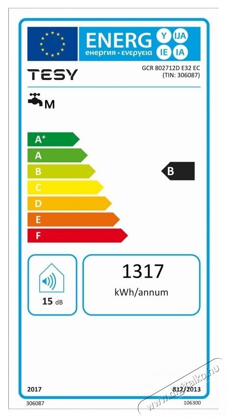 Tesy Elektromos bojler BelliSlimo Lite DRY 80L H&aacute;ztart&aacute;s / Otthon / K&uuml;lt&eacute;r - V&iacute;zmeleg&iacute;tő / bojler / t&aacute;rol&oacute; - V&iacute;zmeleg&iacute;tő - 537498