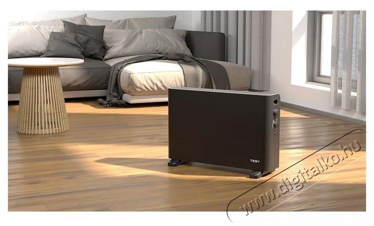 Tesy Padl&oacute;konvektor Tesy CN 207 ZF B, 4 fűt&eacute;si be&aacute;ll&iacute;t&aacute;si lehetős&eacute;g: 1000/2000 W + ventil&aacute;tor, Termoszt&aacute;t, Turb&oacute; funkci&oacute;, Fekete H&aacute;ztart&aacute;s / Otthon / K&uuml;lt&eacute;r - Fűt&eacute;s - Konvektor - 537487