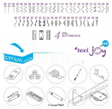 Texi Joy 48 varrógép Háztartás / Otthon / Kültér - Varrógép - 526460