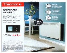 Thermor Soprano Sense2 Wifi 1000W Elektromos fűtőpanel Háztartás / Otthon / Kültér - Fűtés - Fali fűtőtest - 366997