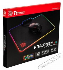 Thermaltake Ttesports Draconem RGB Hard Edition világító gamer egérpad Iroda és számítástechnika - Egér - Egérpad - 380384