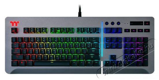 Thermaltake Ttesports Level 20 RGB Titanium USB mechanikus gamer billentyűzet Iroda és számítástechnika - Billentyűzet / billentyűzet szett - Vezetékes - 380393