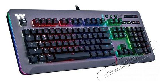 Thermaltake Ttesports Level 20 RGB Titanium USB mechanikus gamer billentyűzet Iroda és számítástechnika - Billentyűzet / billentyűzet szett - Vezetékes - 380393