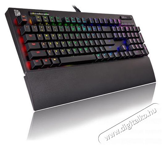 Thermaltake Ttesports Neptune Elite RGB HUN USB mechanikus gamer billentyűzet Brown kapcsolóval Iroda és számítástechnika - Billentyűzet / billentyűzet szett - Vezetékes - 380396