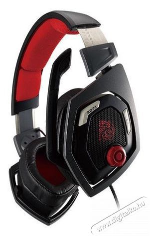 Thermaltake Ttesports Shock 3D 7.1 gamer fejhallgató Audio-Video / Hifi / Multimédia - Fül és Fejhallgatók - Fejhallgató mikrofonnal / headset - 380399