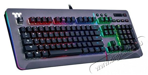 Thermaltake Ttesports Level 20 RGB Titanium (blue switch) US USB gamer billentyűzet Iroda és számítástechnika - Billentyűzet / billentyűzet szett - Vezetékes - 380392