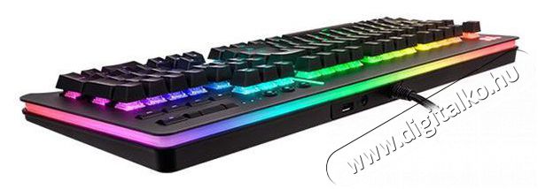 Thermaltake Ttesports Level 20 RGB Titanium (blue switch) US USB gamer billentyűzet Iroda és számítástechnika - Billentyűzet / billentyűzet szett - Vezetékes - 380392
