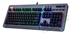 Thermaltake Ttesports Level 20 RGB Titanium (blue switch) US USB gamer billentyűzet Iroda és számítástechnika - Billentyűzet / billentyűzet szett - Vezetékes - 380392