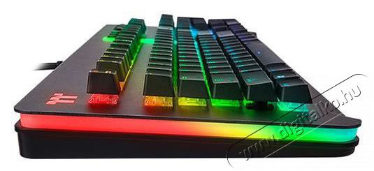 Thermaltake Ttesports Level 20 RGB Titanium (blue switch) US USB gamer billentyűzet Iroda és számítástechnika - Billentyűzet / billentyűzet szett - Vezetékes - 380392