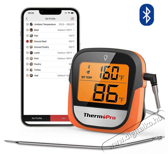 ThermoPro TP901 Konyhai termékek - Konyhai eszköz - Húshőmérő - 520988