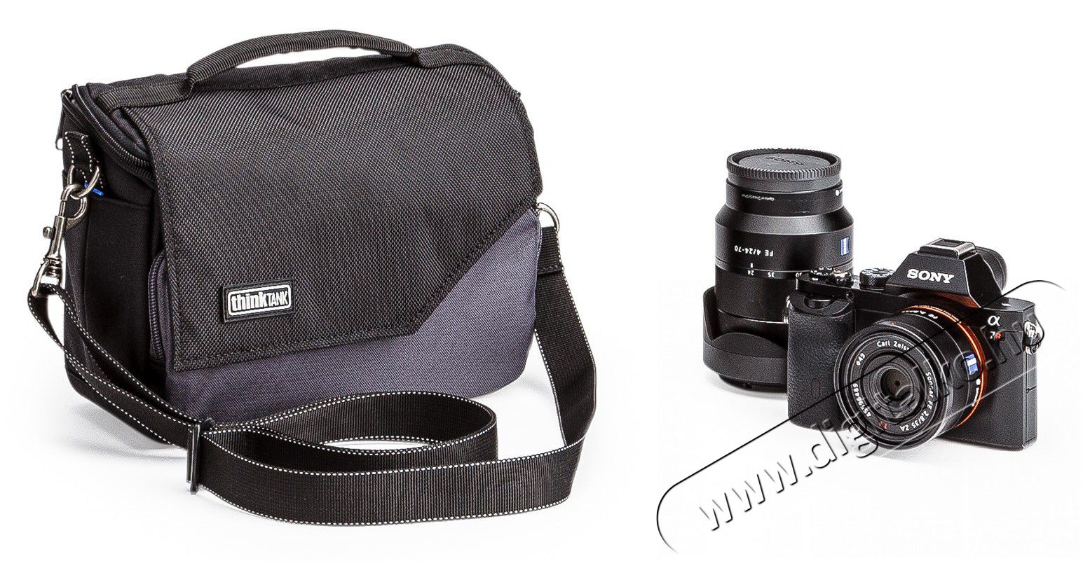 ThinkTank Mirrorless Mover 20 válltáska - fekete/szénszürke Fotó-Videó kiegészítők - Fotó-videó táska / tok - Kézi és válltáska - 303920