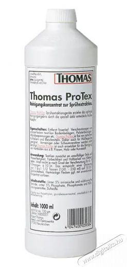 Thomas ProTex-Tisztítófolyadék-kárpit 787502 Háztartás / Otthon / Kültér - Tisztító / mosó - Tisztítószer - 361960