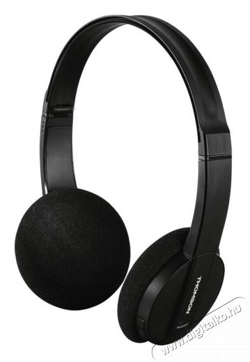 THOMSON WHP6005 BT Bluetooth fejhallgató (131975) - fekete Audio-Video / Hifi / Multimédia - Fül és Fejhallgatók - Fejhallgató mikrofonnal / headset - 315466