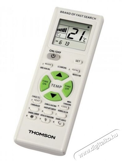 THOMSON ROC1205 UNIV klíma távirányító (131838) Háztartás / Otthon / Kültér - Ventilátor / Légkondicionáló - Kiegészítő - 294424
