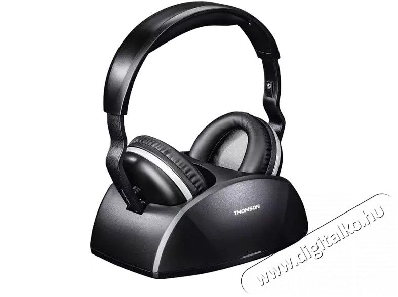 THOMSON WHP3321BK Vezeték nélküli fejhallgató - fekete (131985) Audio-Video / Hifi / Multimédia - Fül és Fejhallgatók - Fejhallgató - 371767