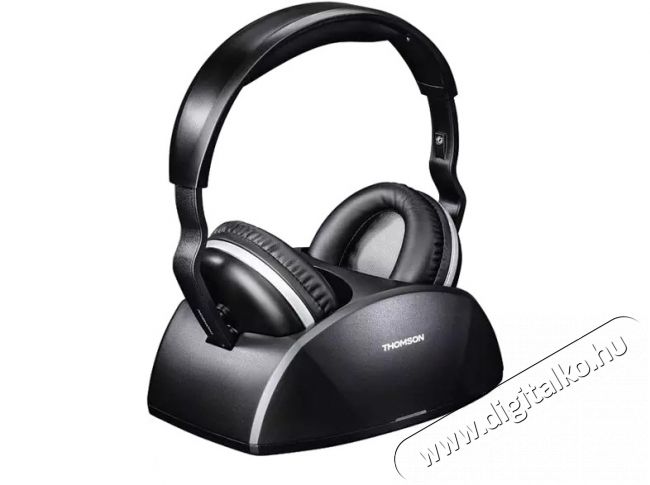 THOMSON WHP3321BK Vezeték nélküli fejhallgató - fekete (131985) Audio-Video / Hifi / Multimédia - Fül és Fejhallgatók - Fejhallgató - 371767