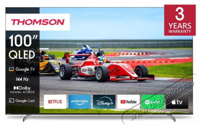 THOMSON 100QG7S14 Telev&iacute;zi&oacute;k - LED telev&iacute;zi&oacute; - UHD 4K felbont&aacute;s&uacute; - 512502