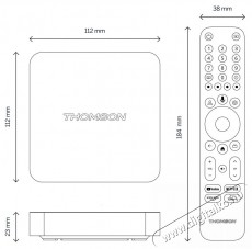 THOMSON Streaming Box 240G Audio-Video / Hifi / Multimédia - CD / DVD / Blu-Ray / Multimédia készülék - Multimédia lejátszó - 526466