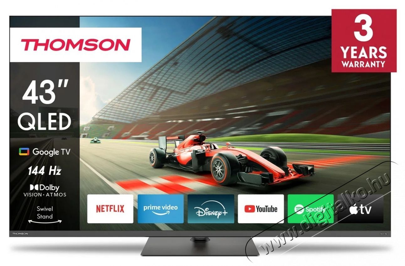 THOMSON 43QG7C04 Telev&iacute;zi&oacute;k - LED telev&iacute;zi&oacute; - UHD 4K felbont&aacute;s&uacute; - 519229