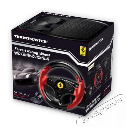Thrustmaster Ferrari Racing Wheel Red Legend Edition versenykormány Iroda és számítástechnika - Számítógép tartozék - PC kontroller - 325059