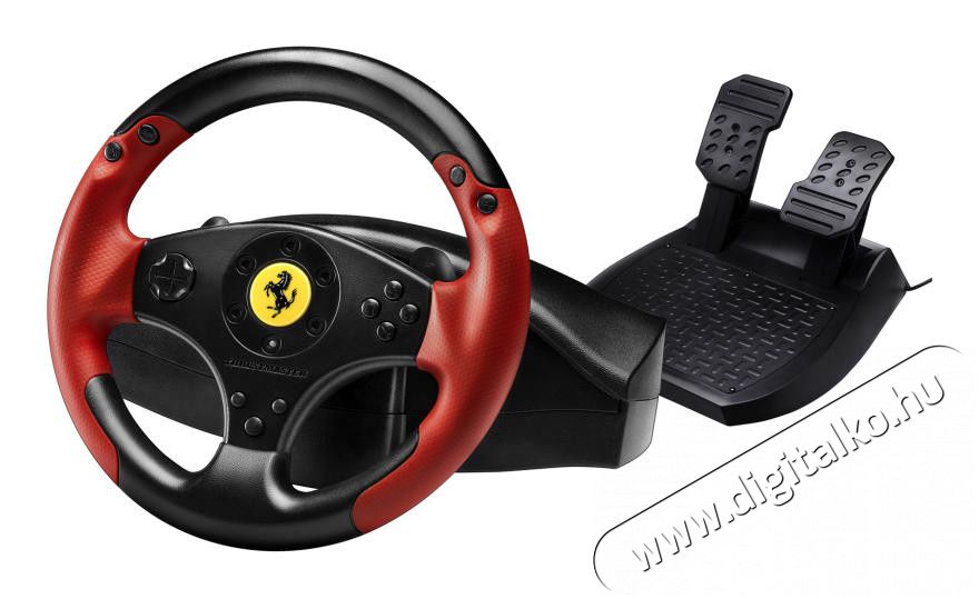 Thrustmaster Ferrari Racing Wheel Red Legend Edition versenykormány Iroda és számítástechnika - Számítógép tartozék - PC kontroller - 325059