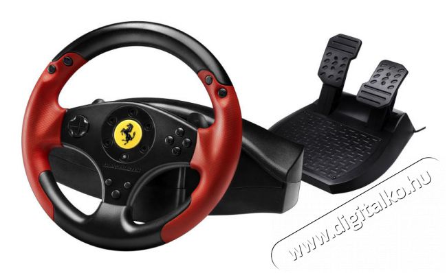 Thrustmaster Ferrari Racing Wheel Red Legend Edition versenykormány Iroda és számítástechnika - Számítógép tartozék - PC kontroller - 325059