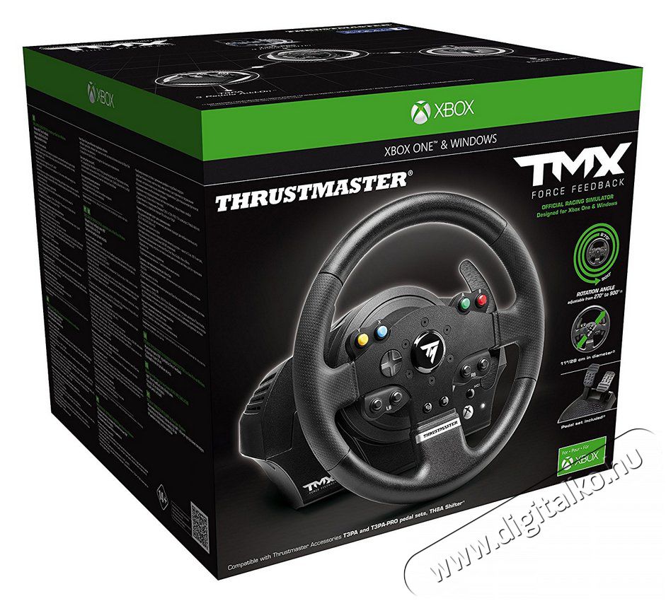 Thrustmaster TMX Force Feedback kormány PC/Xbox One (4460136) Iroda és számítástechnika - Számítógép tartozék - PC kontroller - 325054